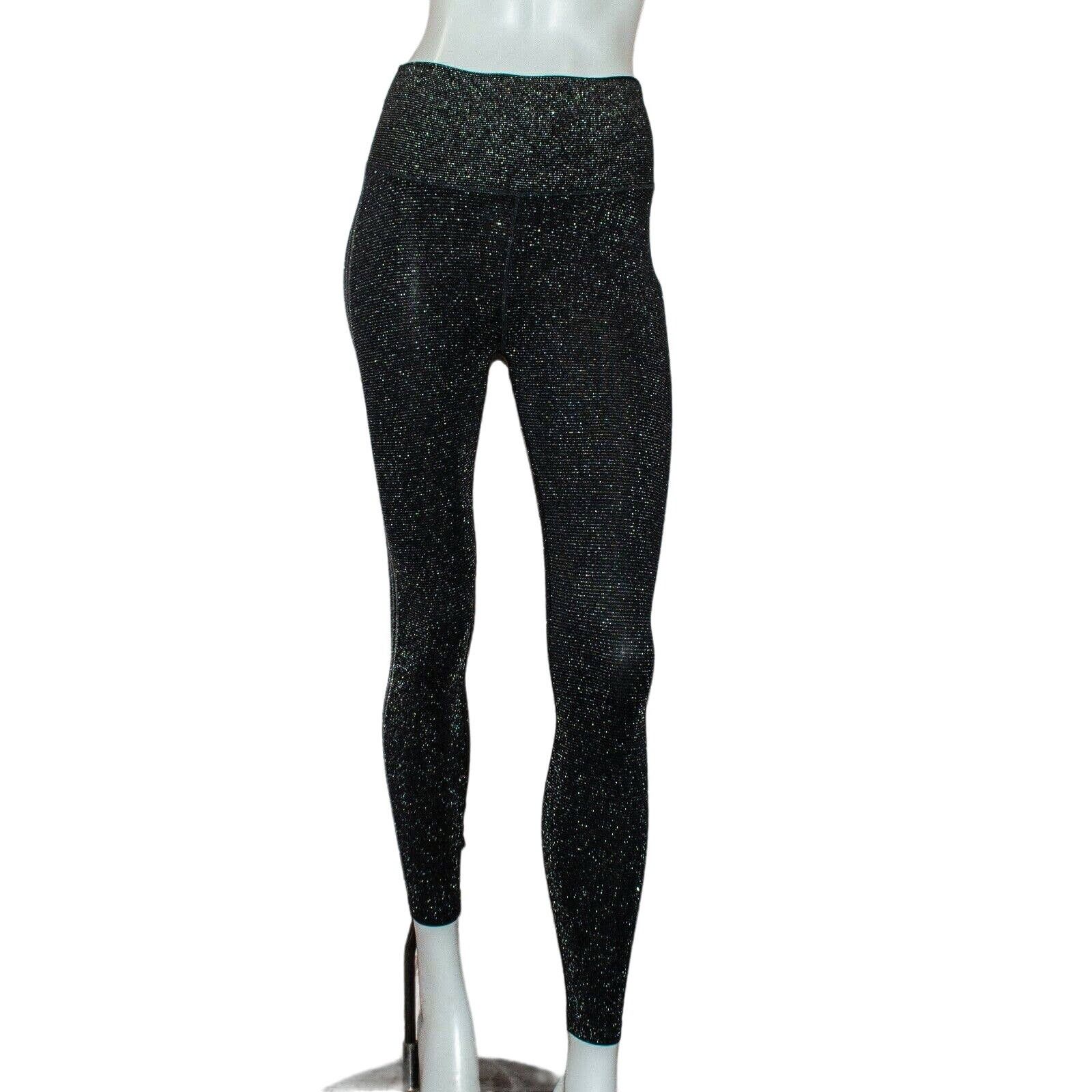 Good American GOOD AMERICAN Women's Side Panel Leggings Metallic Size 25" / US 0 / IT 36 - 3 Thumbnail