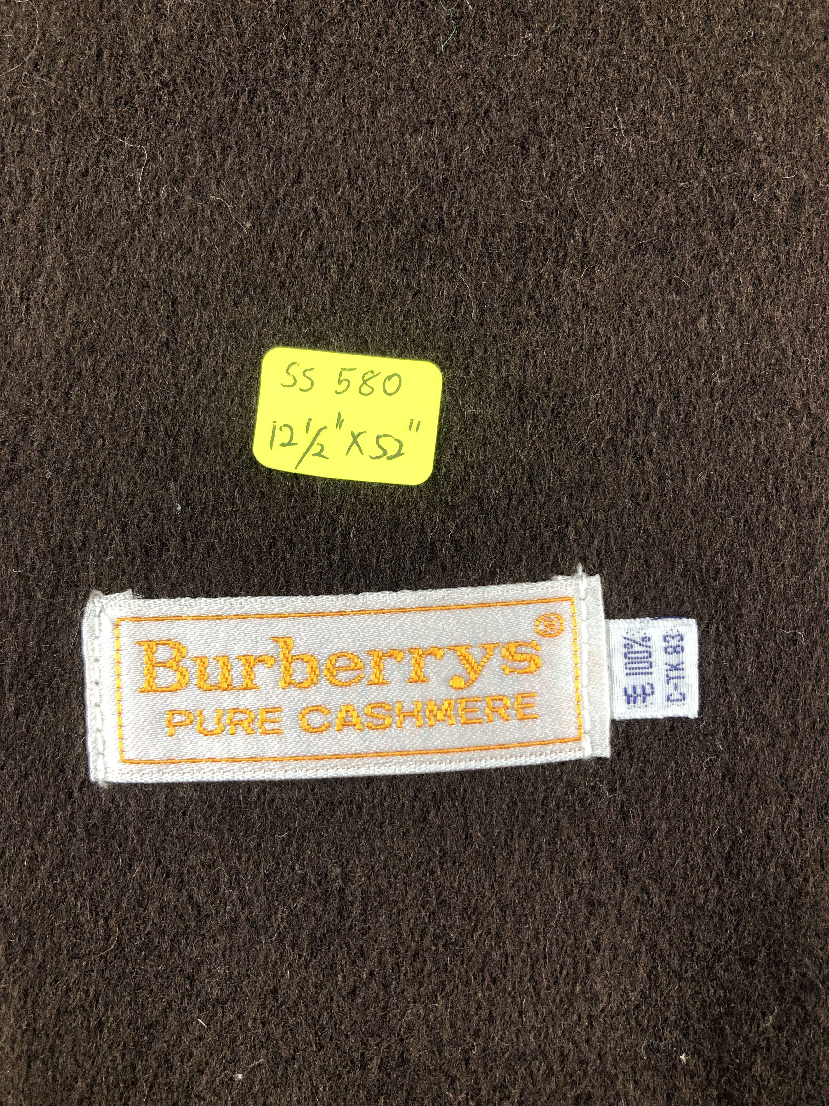 Burberry Burberry Pure Cashmere Scarf / Muffler / Neckwear Size ONE SIZE - 4 Thumbnail