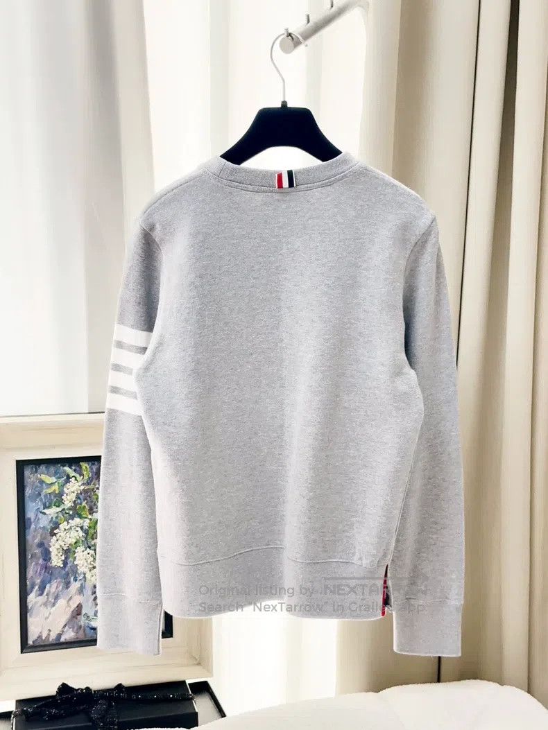 Thom Browne Thom Browne Round collar long sleeve hoodie Size US S / EU 44-46 / 1 - 7 Thumbnail