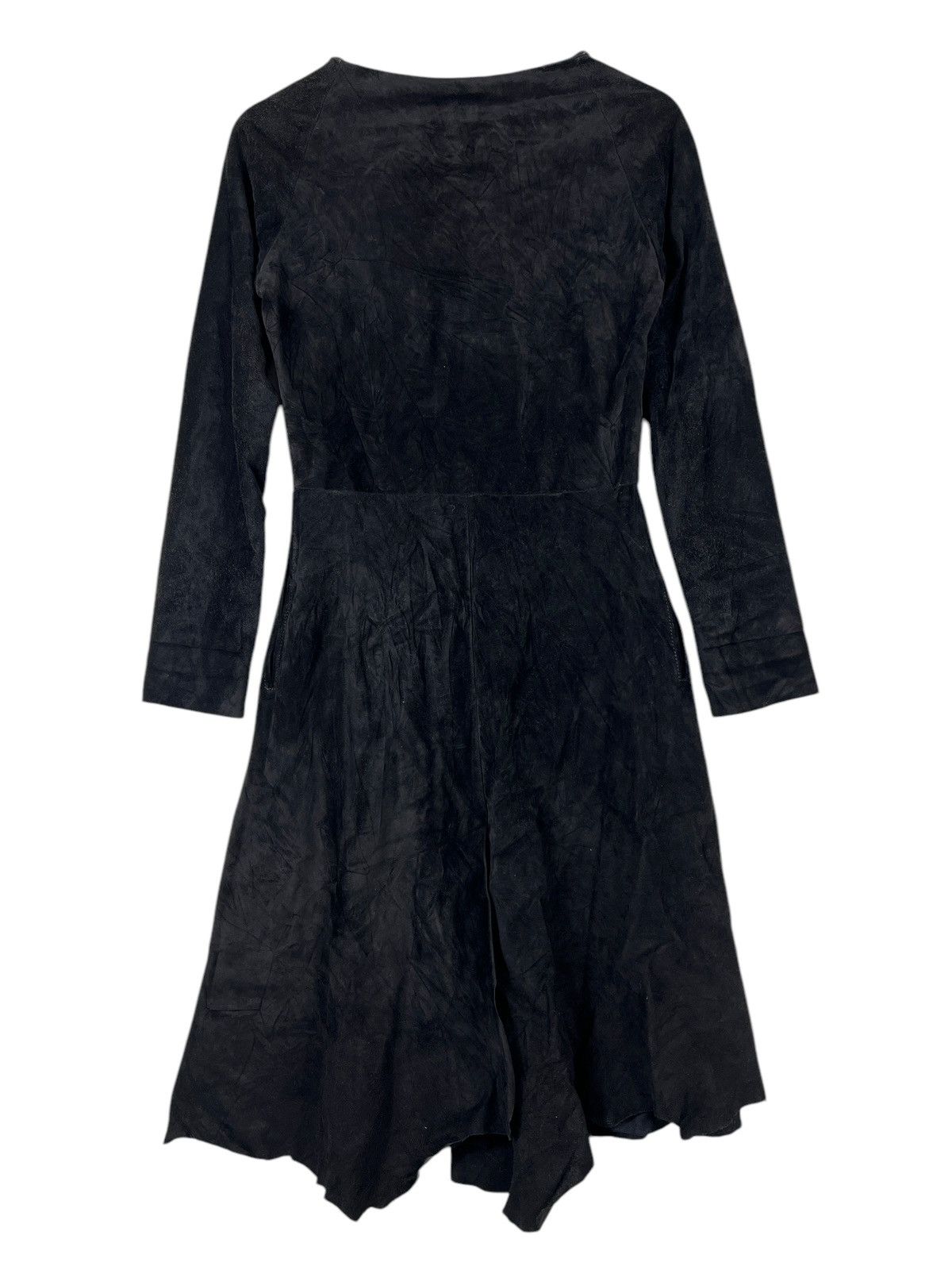 Yohji Yamamoto 🔥 YOHJI YAMAMOTO COWHIDE DRESS Size S / US 4 / IT 40 - 11 Thumbnail