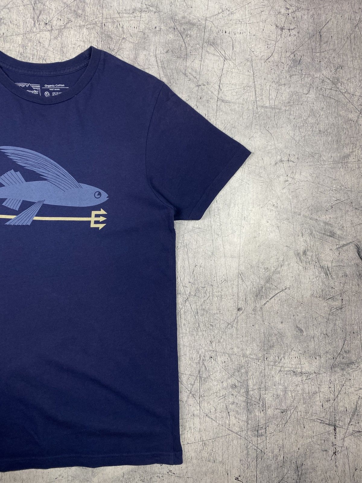 Patagonia Patagonia Organic Cotton Graphic T-Shirt Slim Fit Navy Small Size US S / EU 44-46 / 1 - 5 Thumbnail