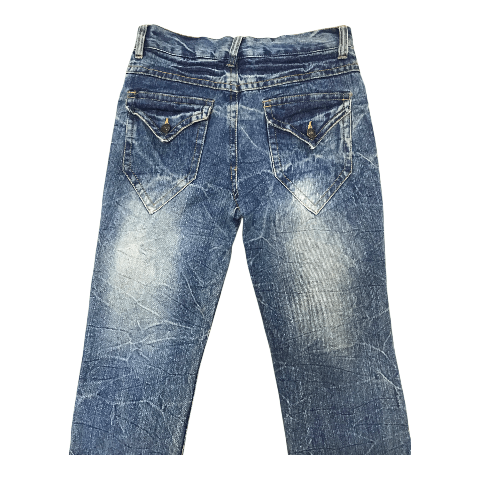 If Six Was Nine × Japanese Brand × Tornado Mart Flare Unbranded Blue Pant Size US 32 / EU 48 - 3 Thumbnail