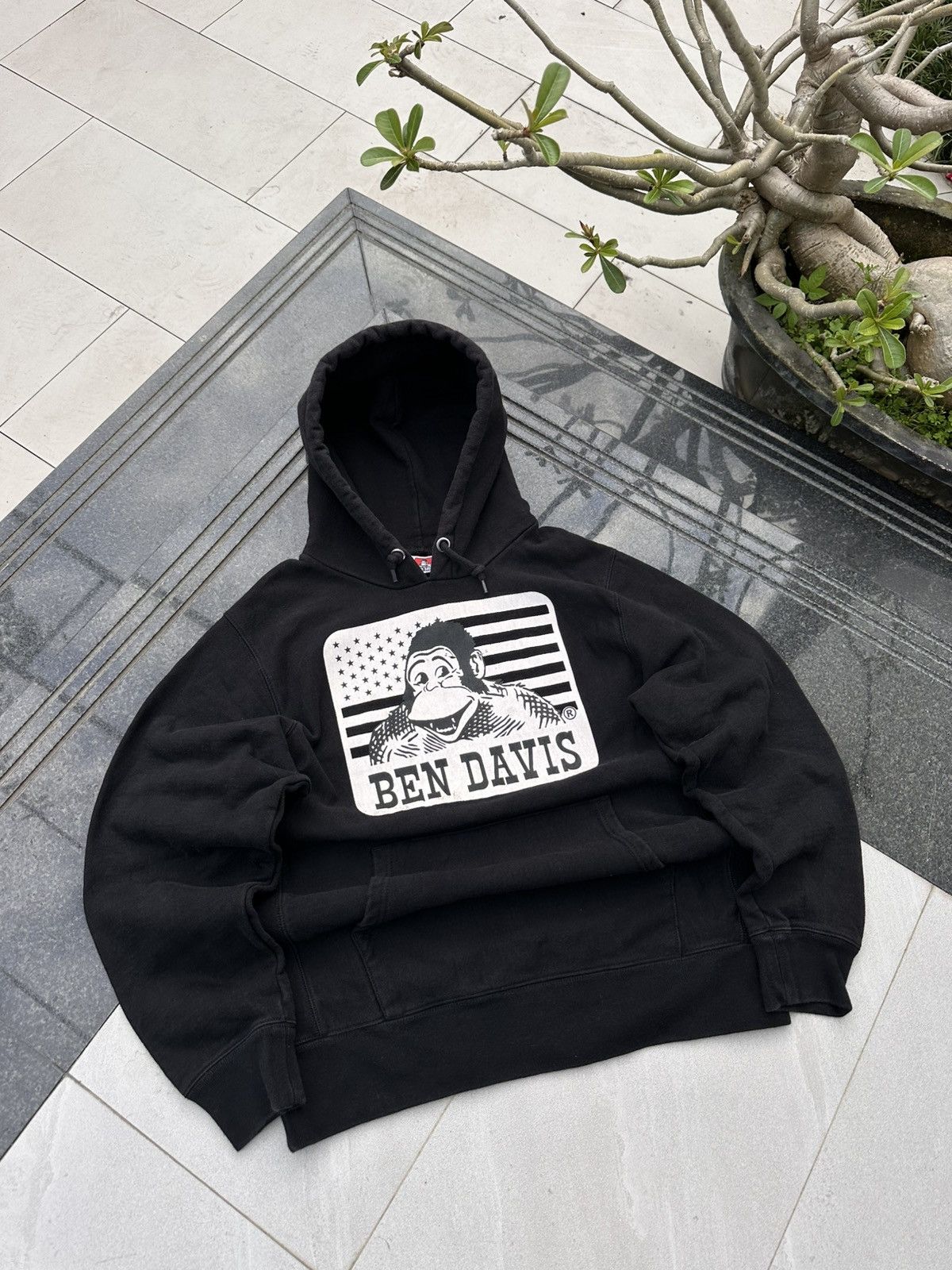 Ben Davis 00s BEN DAVIS VINTAGE BIG LOGO STREETWEAR OVERSIZE HOODIE Size US L / EU 52-54 / 3 - 2 Thumbnail