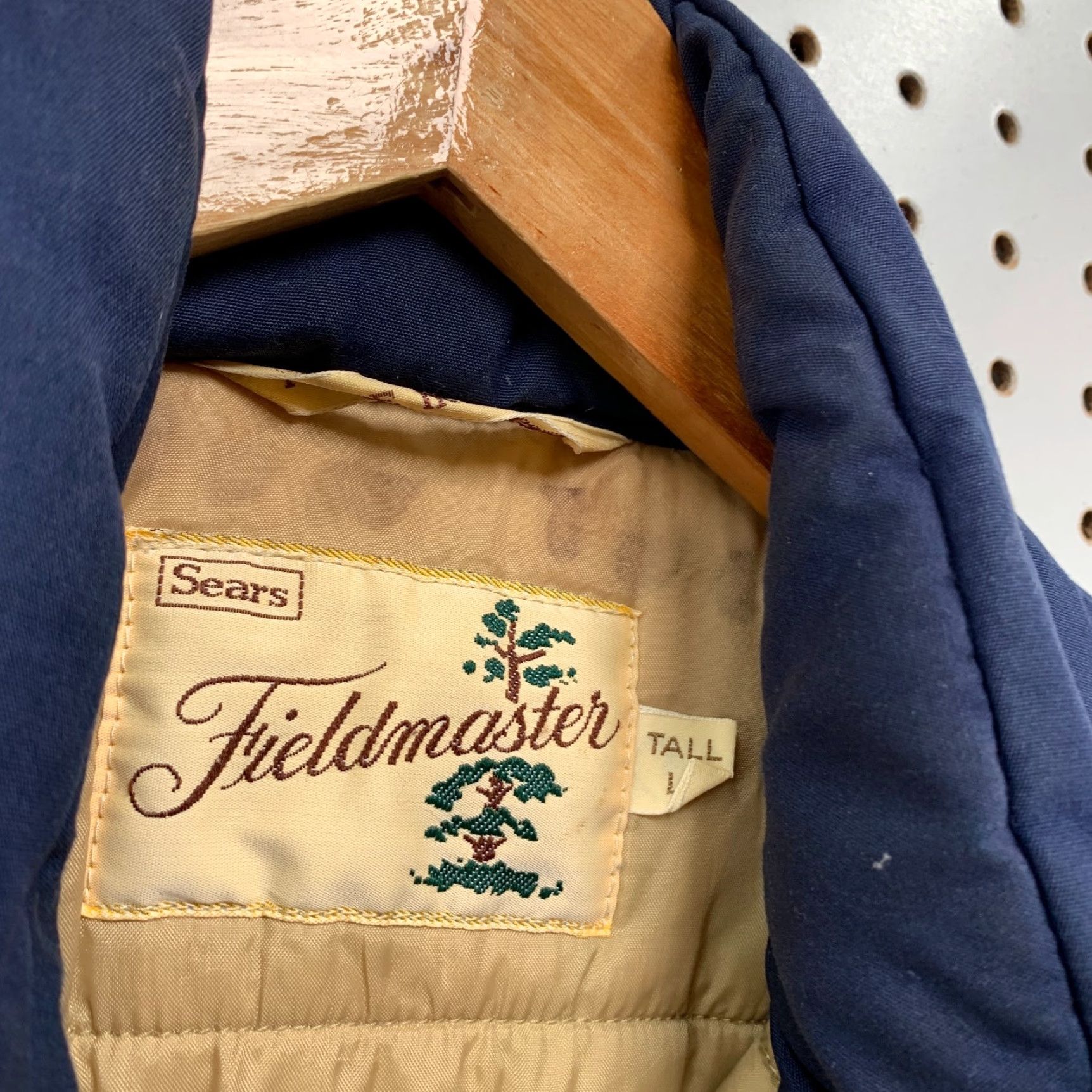 Sears VINTAGE Sears Fieldmasters Puffer Vest Men LT Large Tall Blue Pockets Utility Size US L / EU 52-54 / 3 - 2 Thumbnail