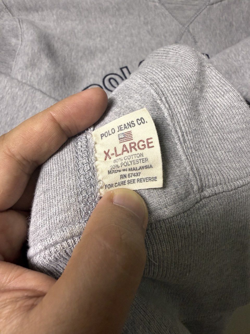 Polo Ralph Lauren × Vintage Polo Jeans Co X Ralph Lauren X Hoodie Size US XXL / EU 58 / 5 - 4 Thumbnail