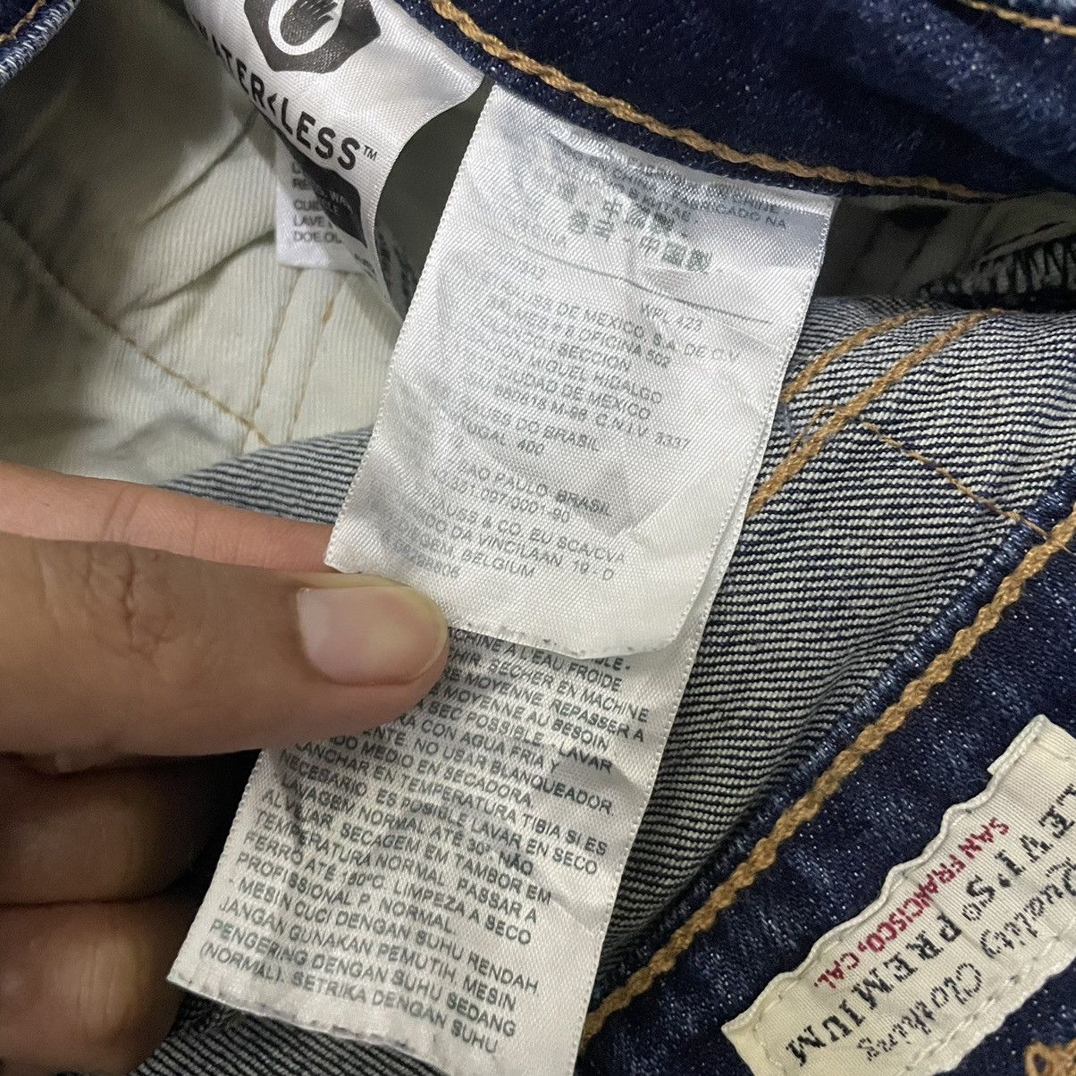 Levi's Vintage Levis 505 Big E Reproduction Blue Jeans Size US 33 - 6 Thumbnail