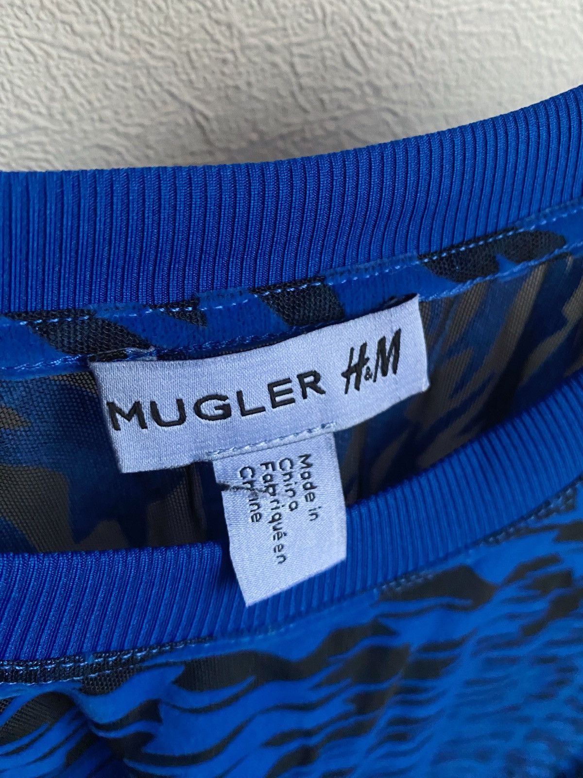 H&M × Mugler × Thierry Mugler Mugler x H&M Swirling Star Mesh T-Shirt Size US M / EU 48-50 / 2 - 7 Thumbnail