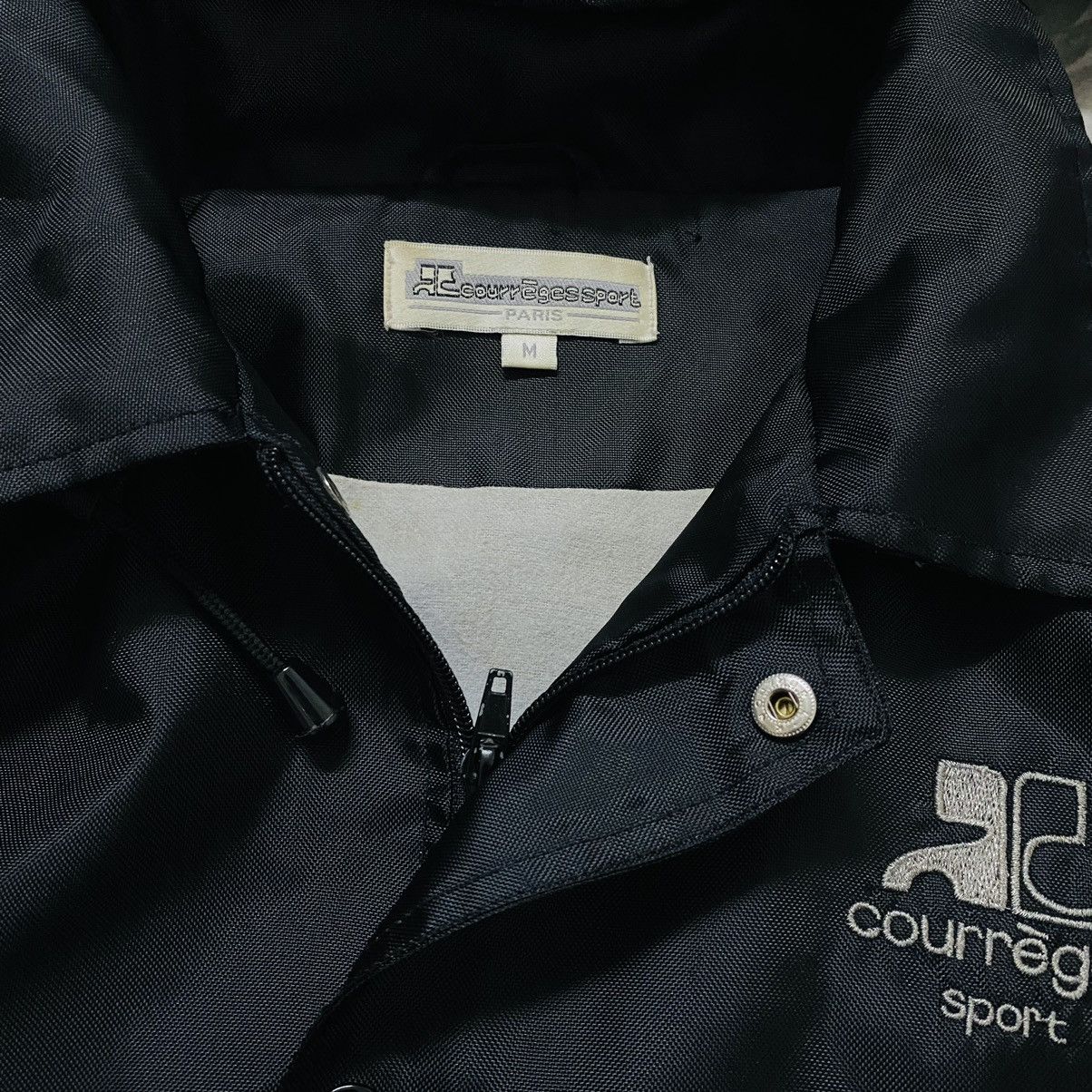 Courreges Vintage courreges sport hoddie lighjacket big logo Size US XL / EU 56 / 4 - 10 Thumbnail