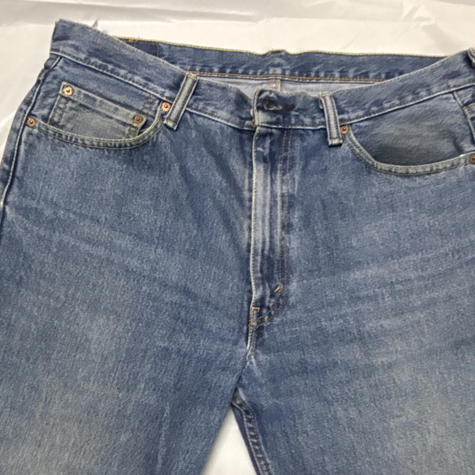 Levi's Levi's Relaxed Straight Men Jeans Denim Medium Wash 36x34 Size US 36 / EU 52 - 4 Thumbnail