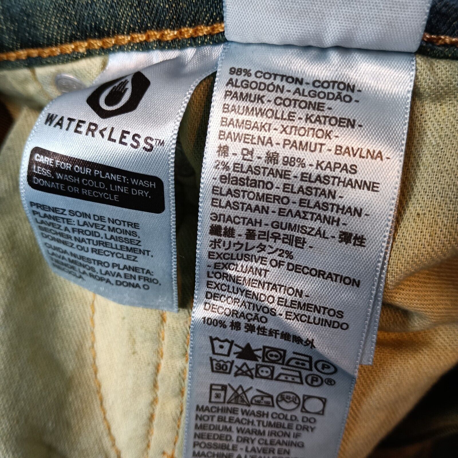 Levi's Levi's 511 Slim Fit Jeans Men's 42x32 Playa Green Stretch Size US 42 / EU 58 - 6 Thumbnail