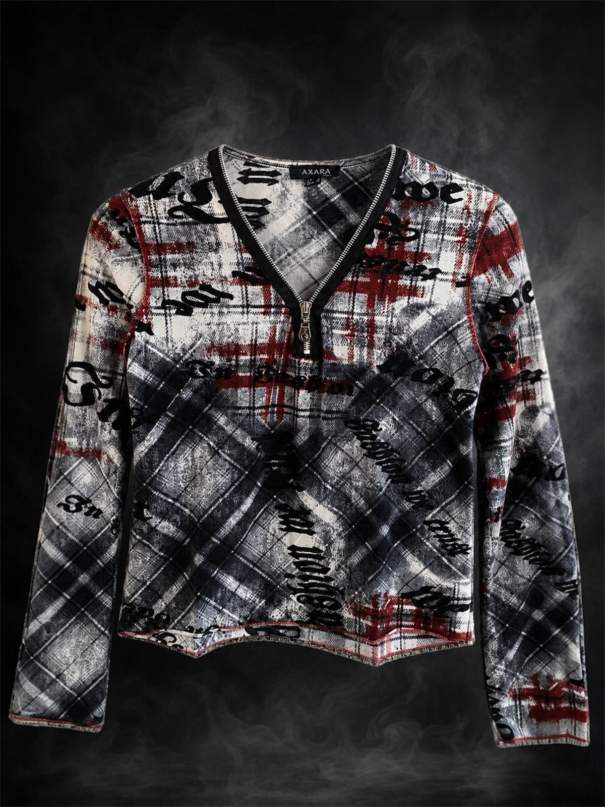 Other Axara Paris Zip Colar Gaultier Style Cropped Long Sleeve Size L / US 10 / IT 46 - 1 Thumbnail