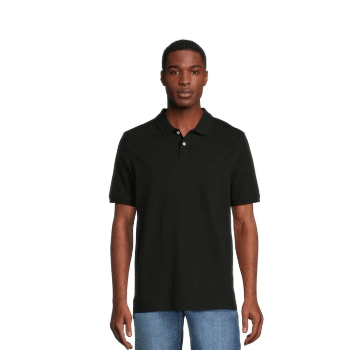 George Men's & Big Men's 2Pack Pique Polo Shirts with Short Sleeves Size US S / EU 44-46 / 1 - 2 Thumbnail