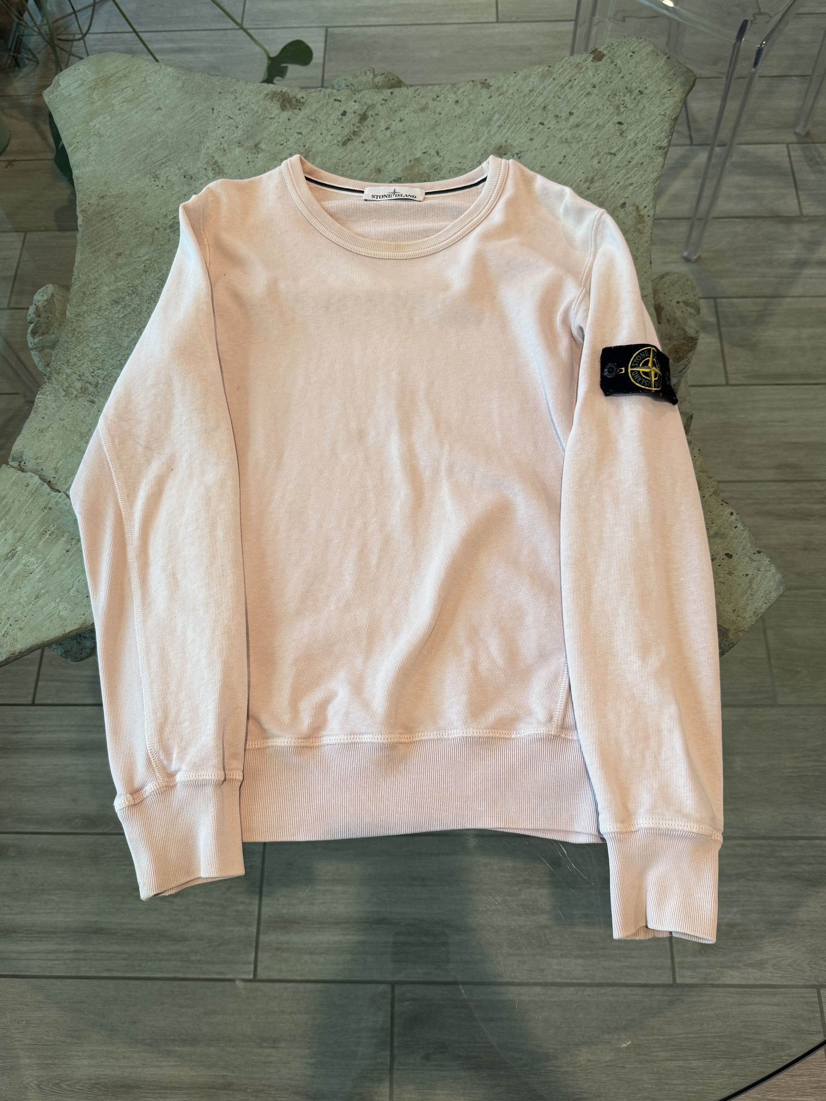 Stone Island Stone Island French Terry Crewneck (Light Pink) Size US M / EU 48-50 / 2 - 1 Thumbnail