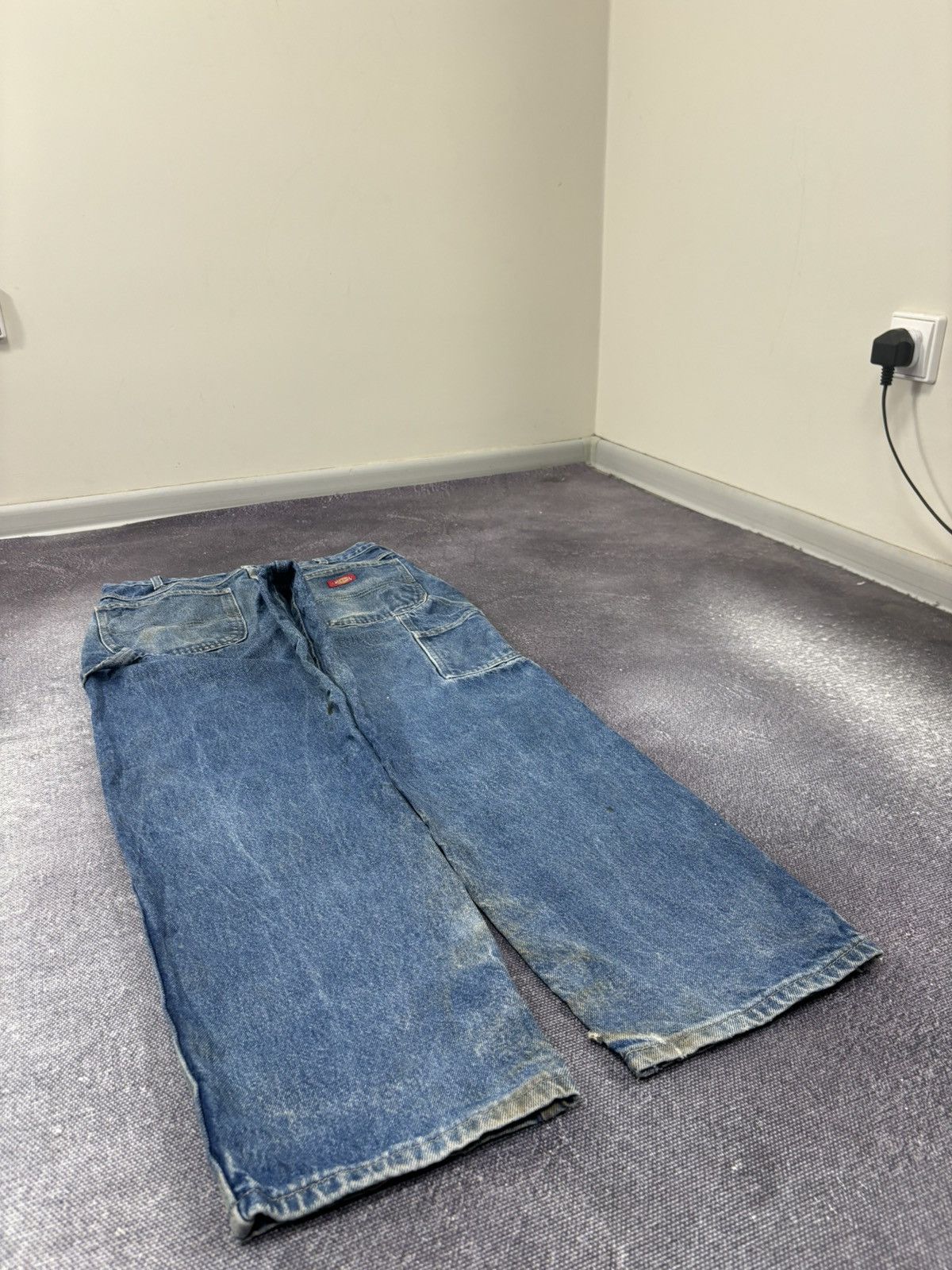 Dickies Vintage Dickies Distressed Denim USA Work Hype Baggy Jeans Size US 32 / EU 48 - 4 Thumbnail