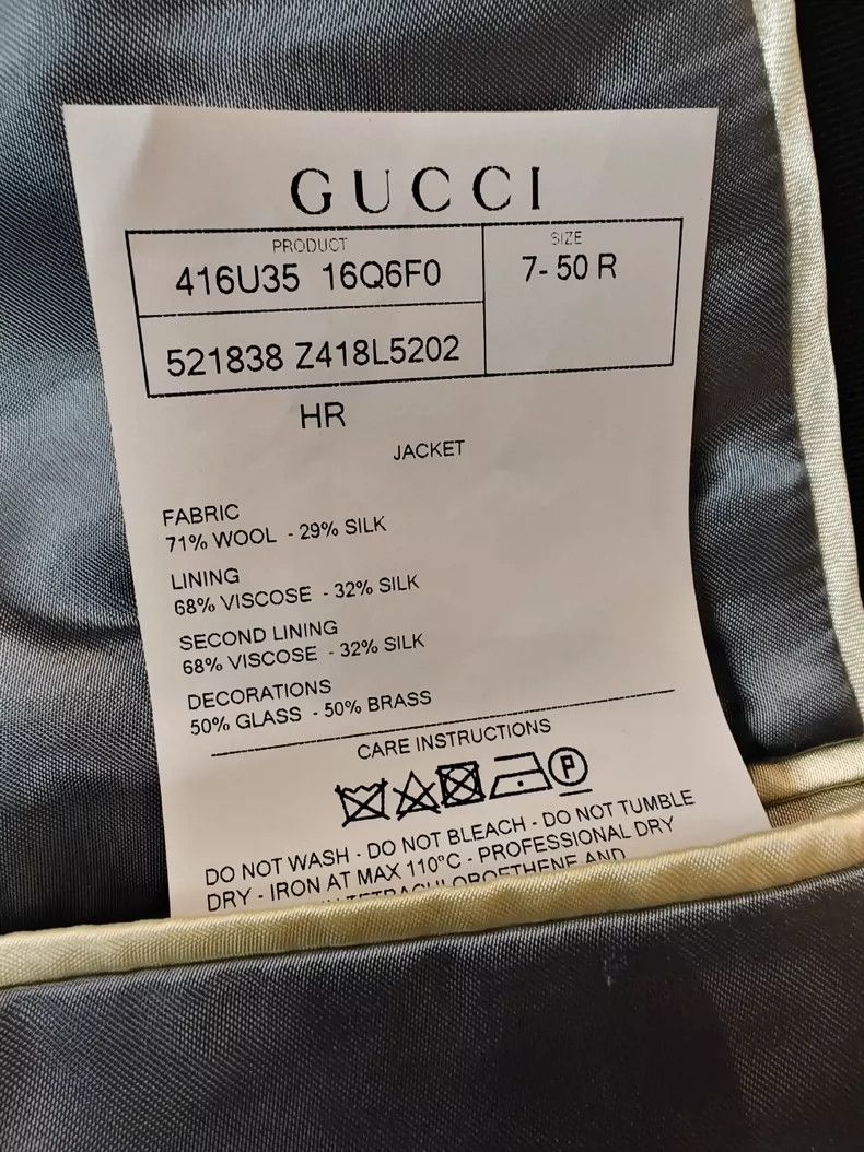 Gucci Gucci The same suit jacket as BTS 2502-Nextarrow Size 50R - 7 Thumbnail