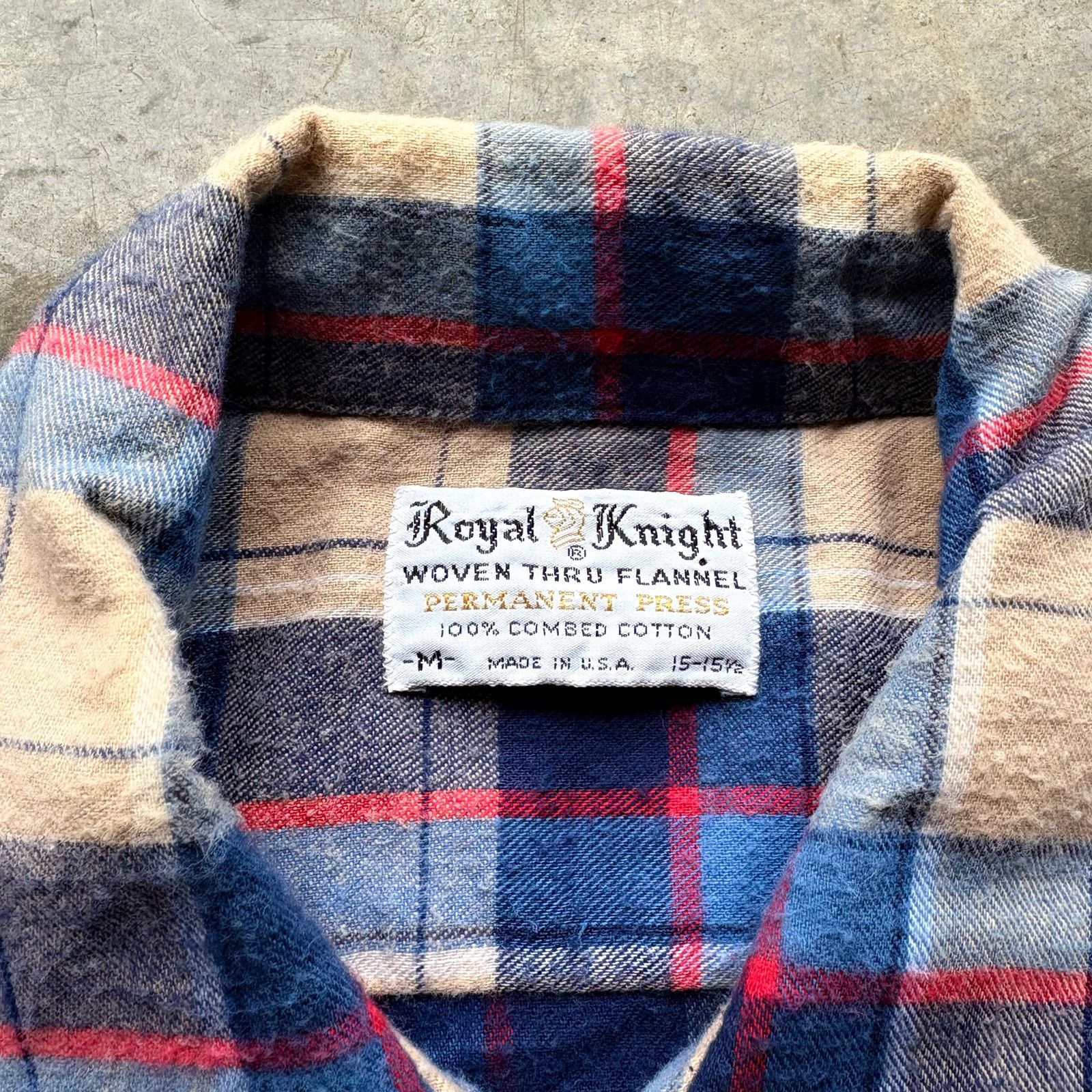 Vintage True Vintage Button Up Flannel Shirt Size US M / EU 48-50 / 2 - 3 Thumbnail