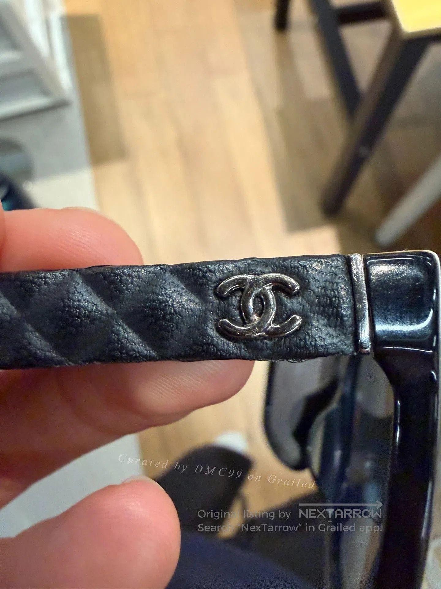 Chanel Chanel Sunglasses Leather Temples. Size ONE SIZE - 5 Thumbnail
