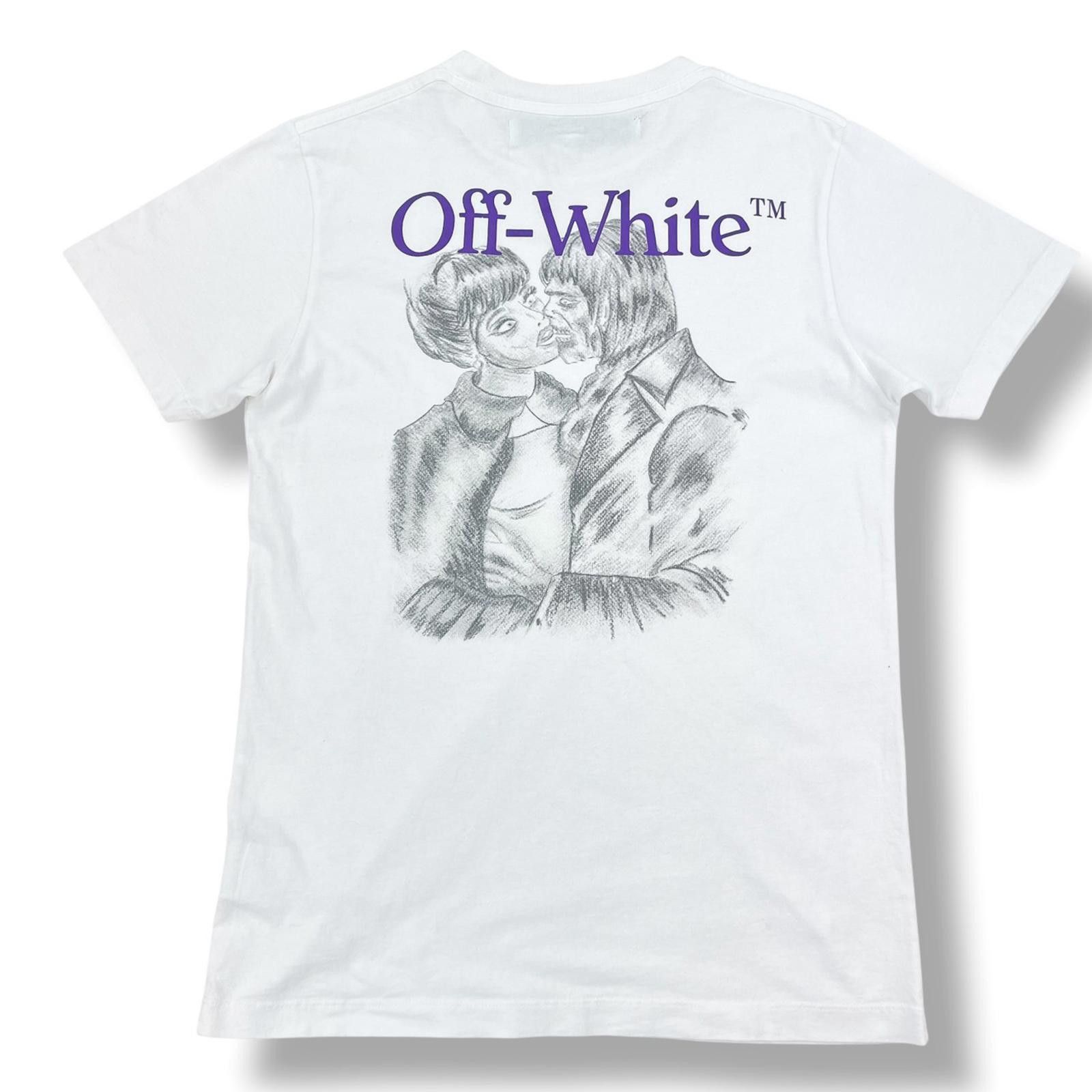 Off-White Off-White Pencil Kiss White T Shirt Size US S / EU 44-46 / 1 - 3 Thumbnail
