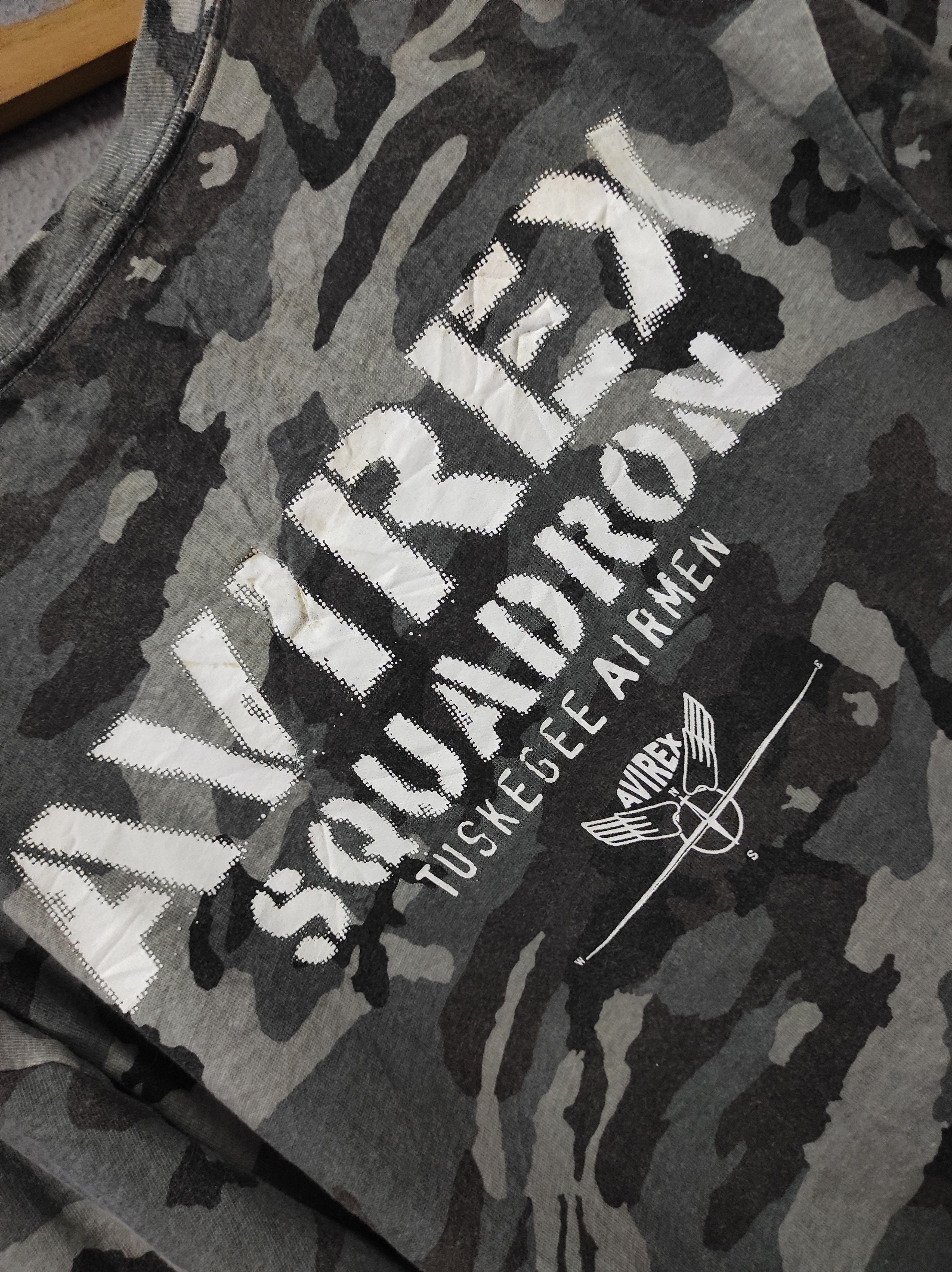 Avirex AVIREX SQUADRON US ARMY AIR CORPS CAMO T-SHIRT LONGSLEEVE Size US XL / EU 56 / 4 - 2 Thumbnail