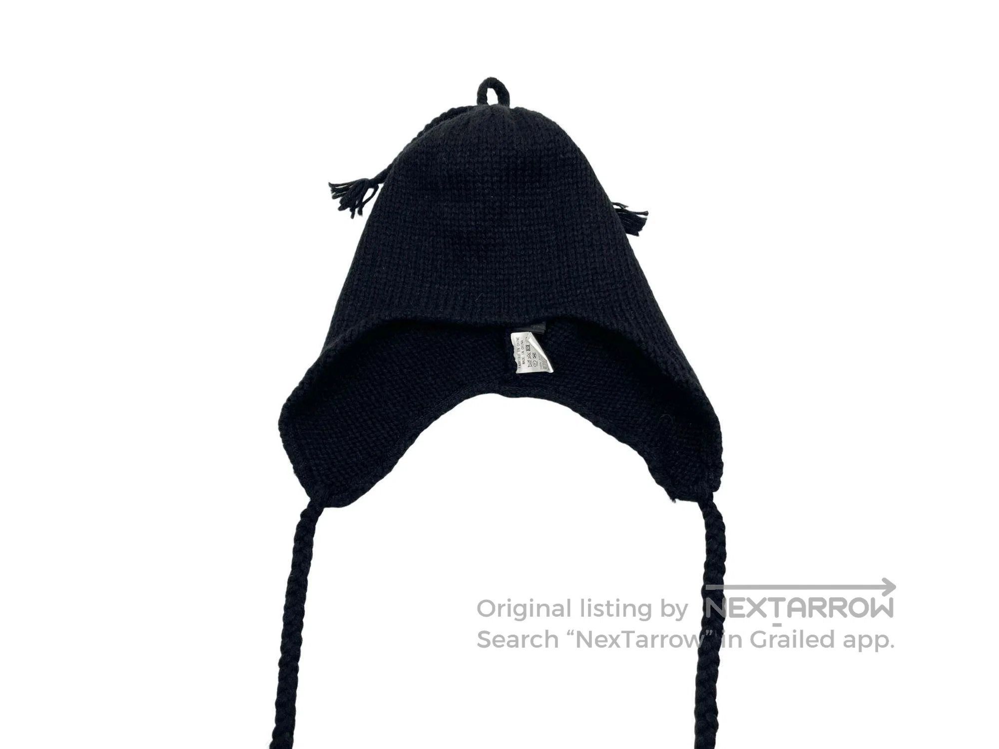 Yohji Yamamoto Yohji Yamamoto Ear Flap Knit Beanie Size ONE SIZE - 1 Thumbnail