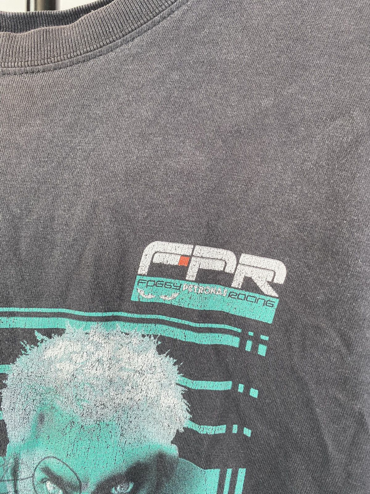 Vintage 🔥Vntg Petronas Foggy Racing Bike Logo Washed Faded Tee rare Size US M / EU 48-50 / 2 - 4 Thumbnail