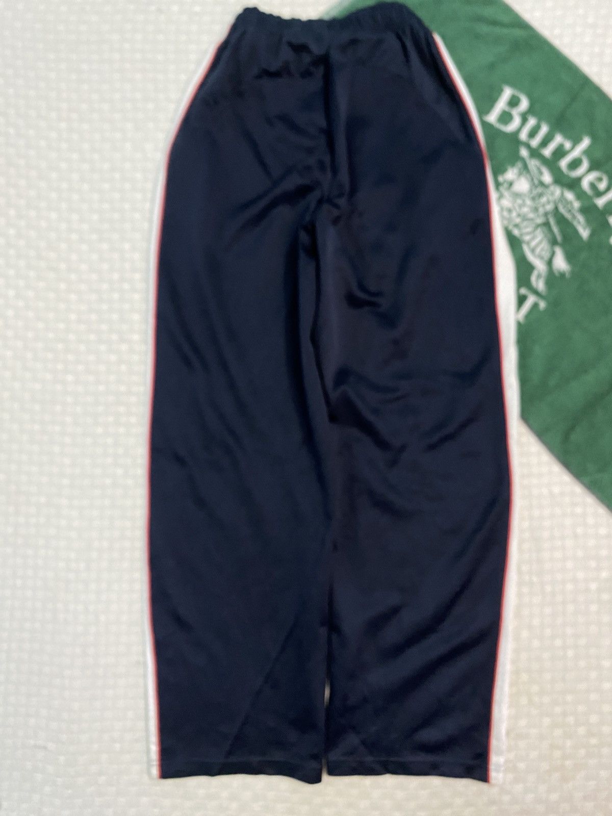 Carhartt Wip × Nike 💥 VINTAGE NIKE 90S BAGGY WIDE LEG SWOOSH TRACK PANTS Y2K Size US 38 / EU 54 - 9 Thumbnail