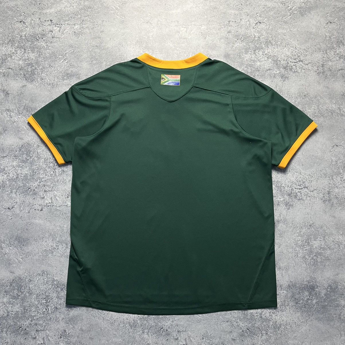 Asics Vintage Asics South Africa Springboks Home Rugby Jersey Size US XXL / EU 58 / 5 - 15 Thumbnail