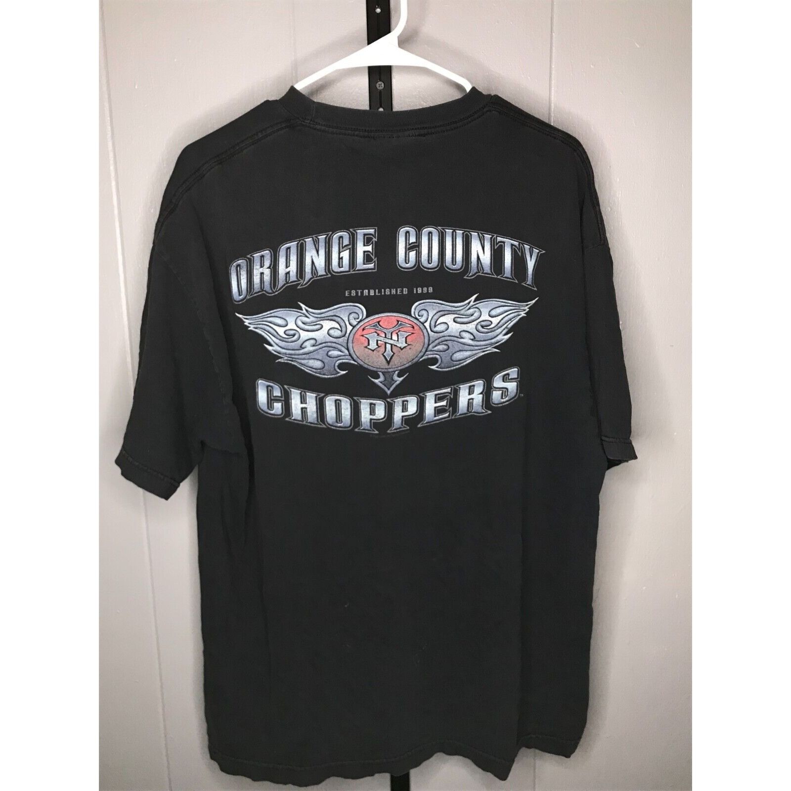 Vintage Vintage Mens XLarge Black Orange County Choppers New York Bi Size US XL / EU 56 / 4 - 1 Thumbnail