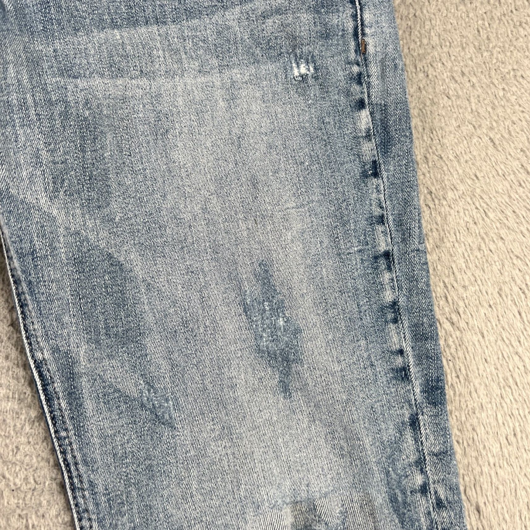 Silver Jeans Co. Silver Jeans Women’s 28 Blue Sam Mid Rise Boyfriend Jeans Light Wash Stretch Denim Size 28" / US 6 / IT 42 - 4 Thumbnail