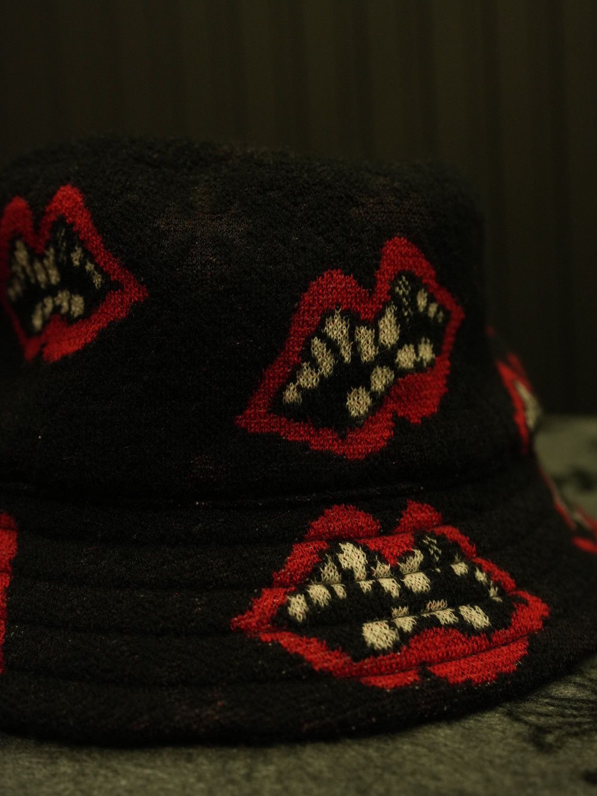 Chrome Hearts × Matty Boy Chrome Hearts Matty Boy Chomper Cashmere Bucket Hat Size ONE SIZE - 4 Thumbnail