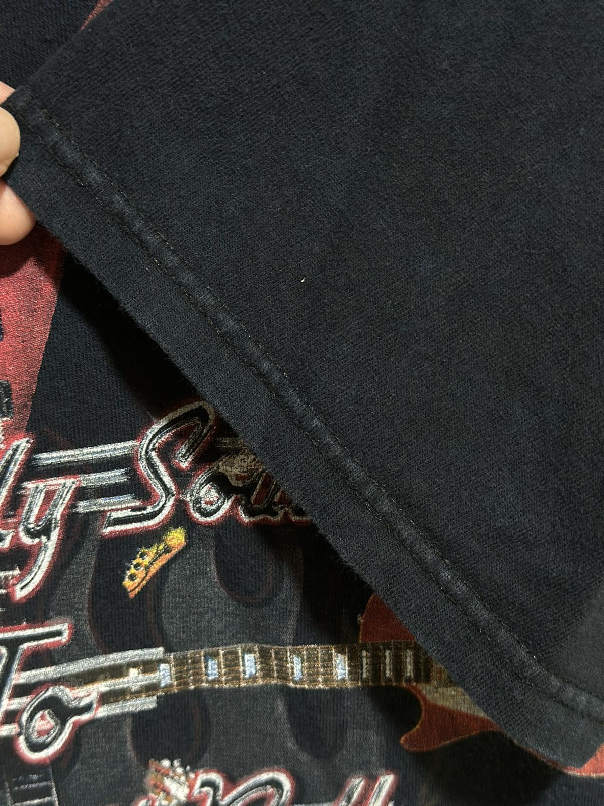 Vintage Vintage Sold My Soul To Rock ‘N Roll Faded Tee Size US XL / EU 56 / 4 - 4 Thumbnail