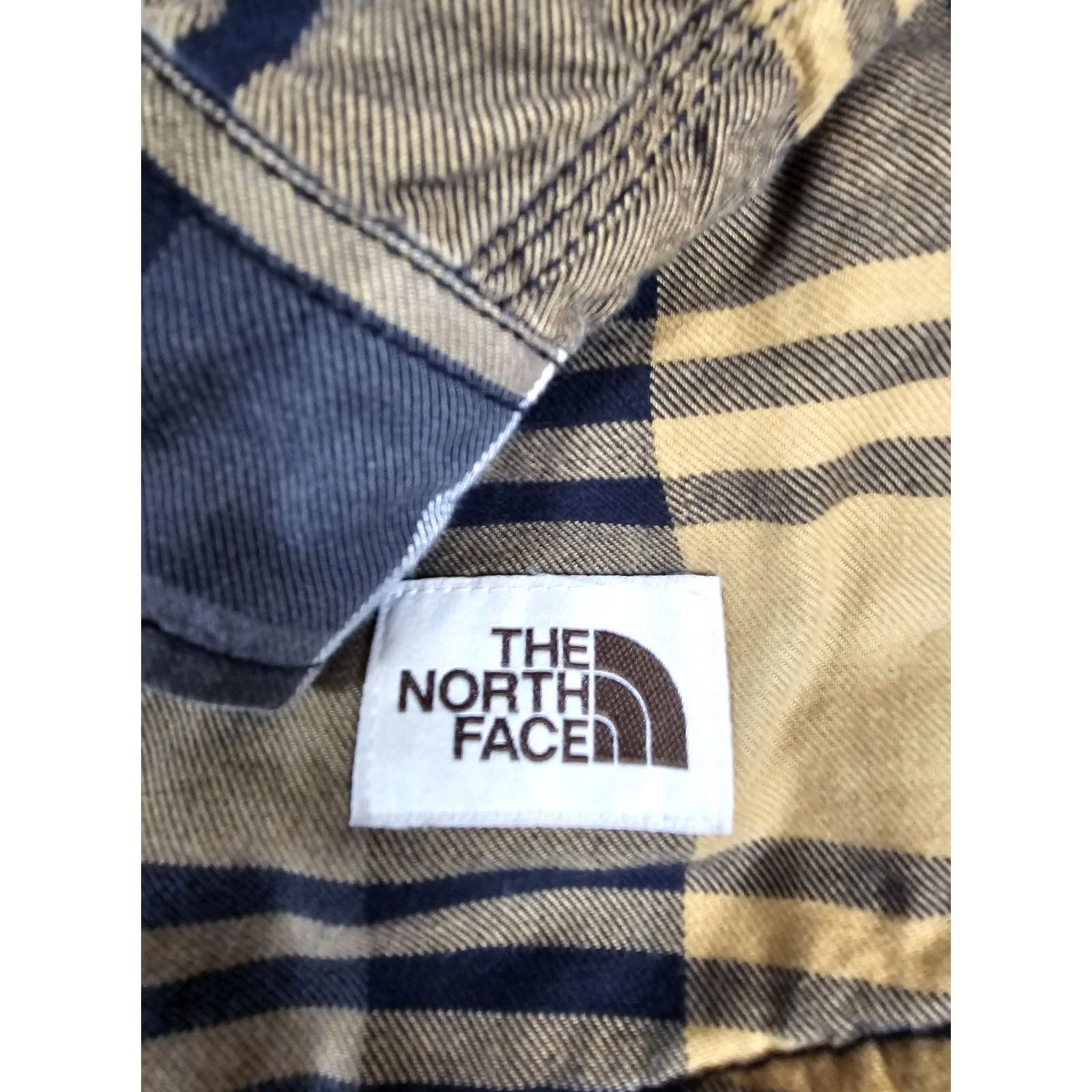 The North Face The North Face Fleece Lined Flannel Shirt Jacket Button-Up Mens Size M Yellow/Black Size US M / EU 48-50 / 2 - 5 Thumbnail