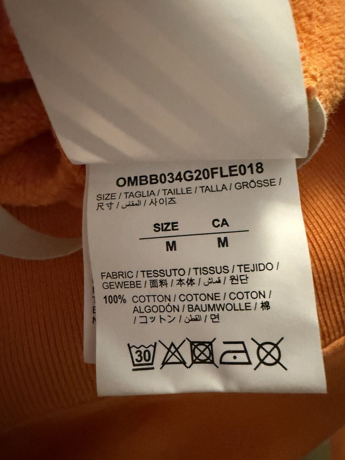 Off-White OFF-WHITE Tape Diag Arrows Hoodie Size M / US 6-8 / IT 42-44 - 4 Thumbnail