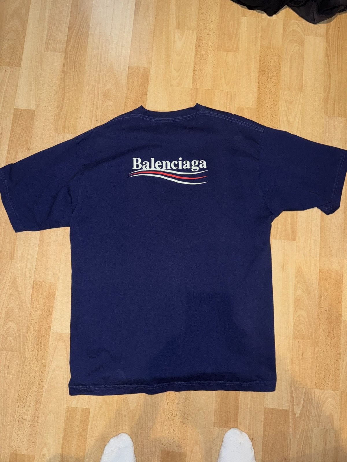 Balenciaga Balenciaga political campaign Tshirt pacitic blue M Size US M / EU 48-50 / 2 - 3 Thumbnail