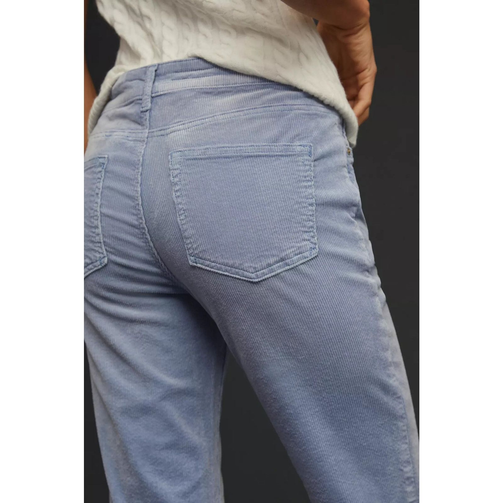 Anthropologie Anthropologie The Yaya Mid-Rise Crop Flare Corduroy J23T Size 23" - 3 Thumbnail