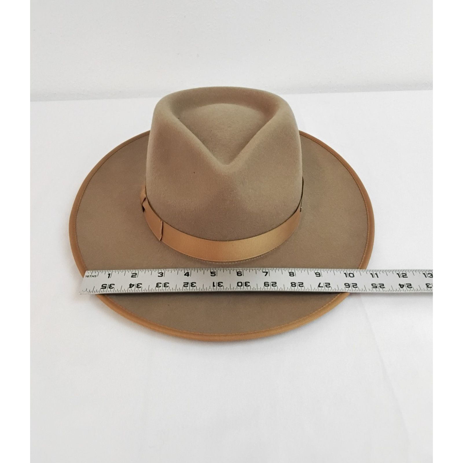Other Gigi Pip Wide Fedora Hat Women's 59 Beige Australian Wool Size ONE SIZE - 12 Thumbnail