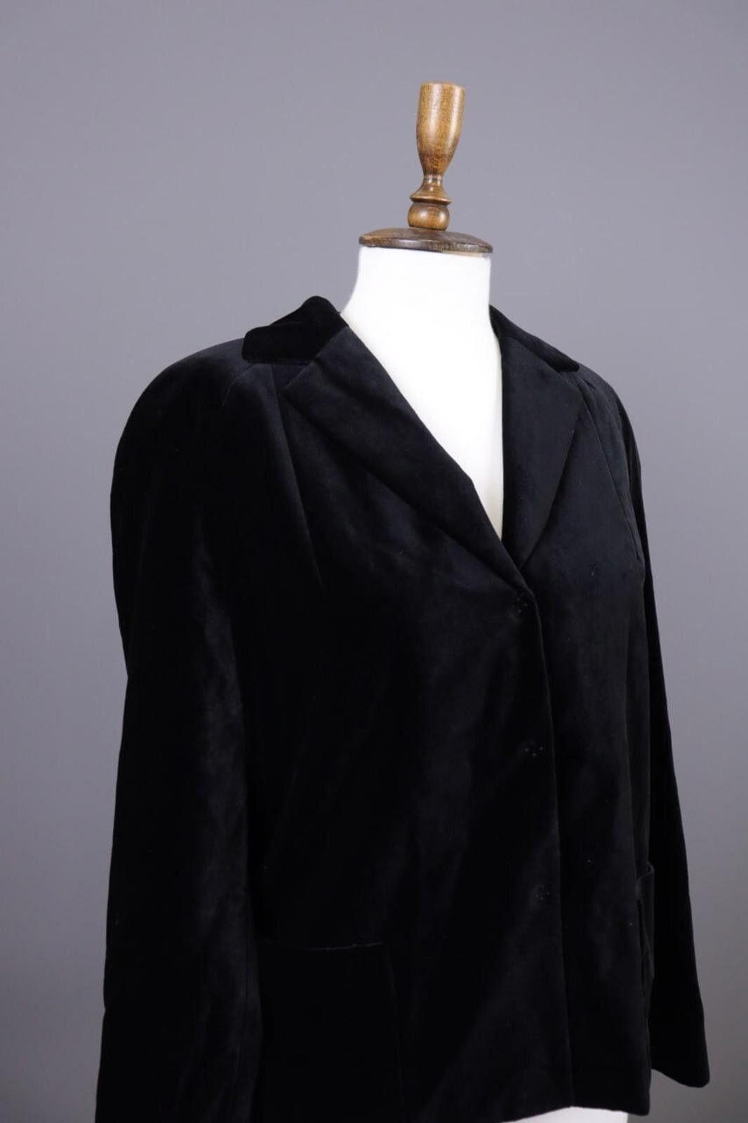 Christian Dior Monsieur Mondi Black 3 Button Silk Velvet Blazer Jacket Size 40 Size M / US 6-8 / IT 42-44 - 6 Thumbnail
