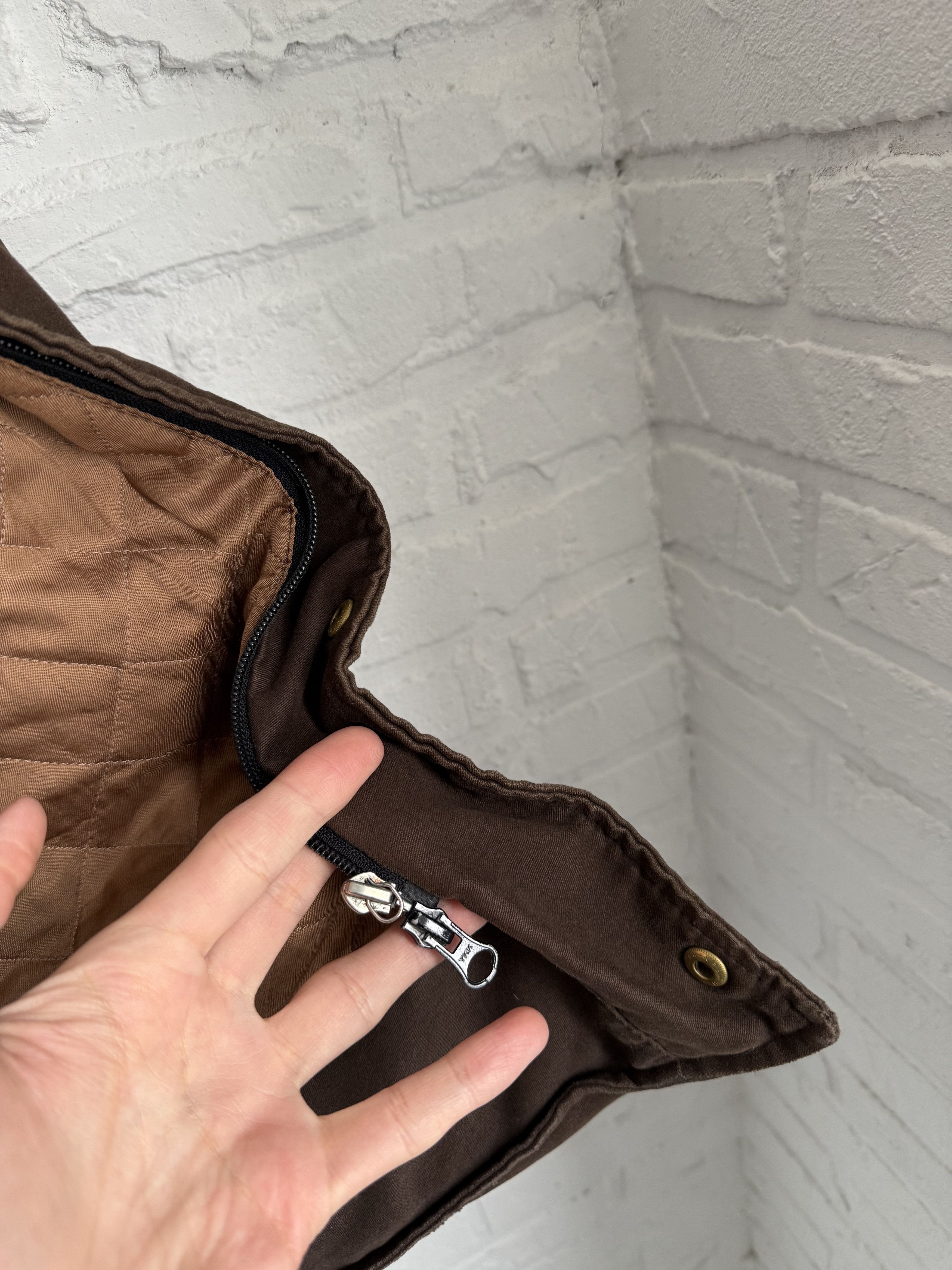 Barbour Vintage Barbour A783 Moleskin Jacket Brown Leather Collar Size US L / EU 52-54 / 3 - 6 Thumbnail