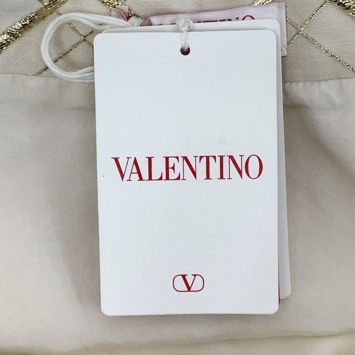 Valentino Valentino Checked Gold Thread Wool Casual Mini Skirt K26WX Size 28" / US 6 / IT 42 - 9 Thumbnail