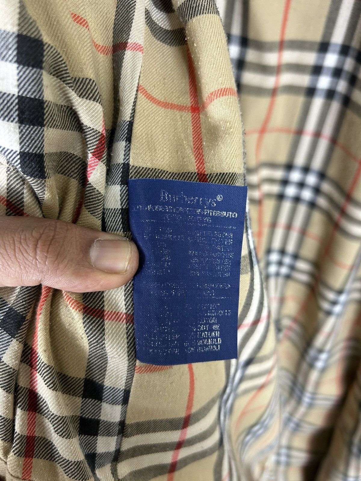 Burberry ⚡️Vintage Burberrys London Button Long Coat Jacket Size US M / EU 48-50 / 2 - 13 Thumbnail