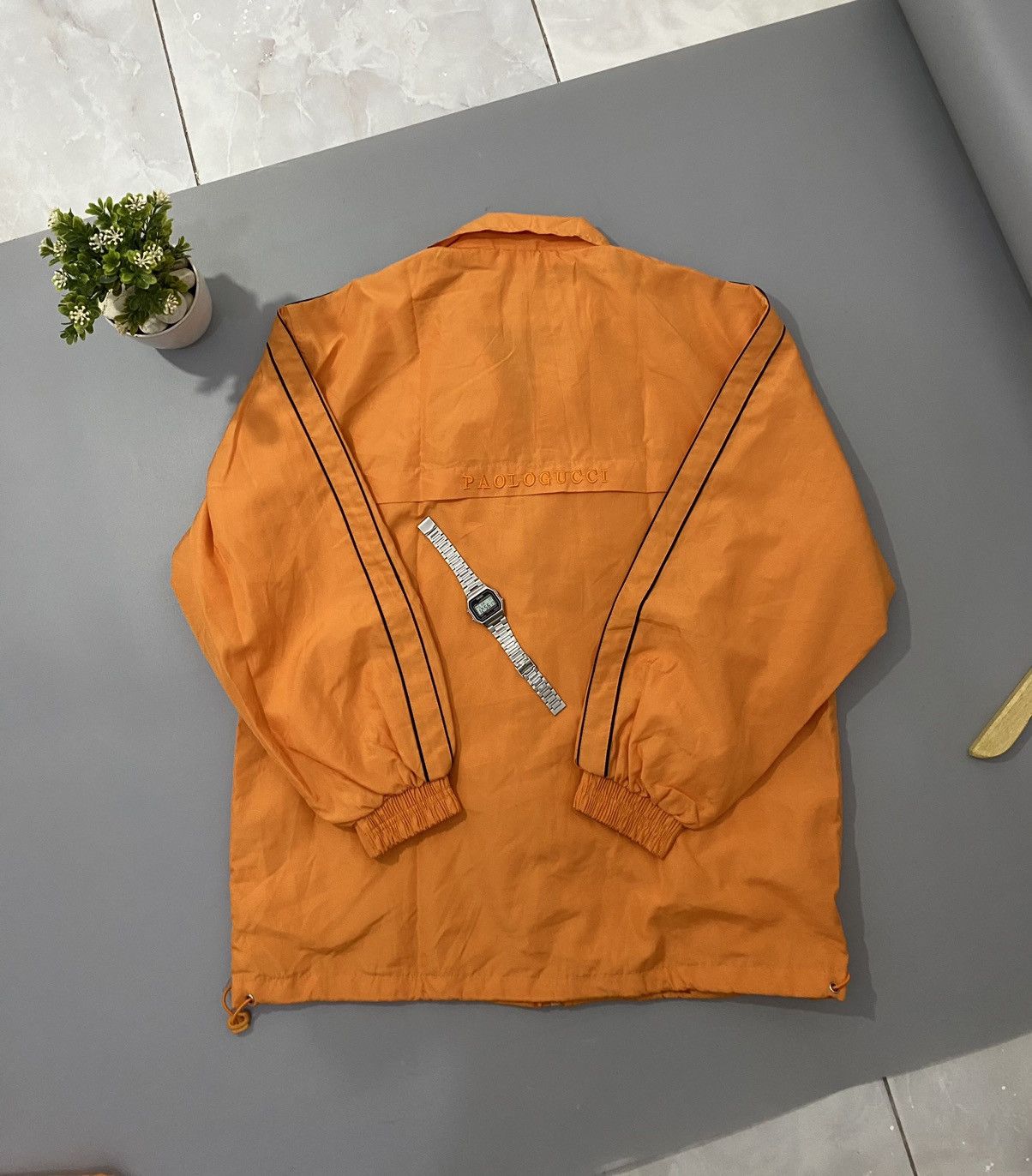 Paolo Gucci × Vintage 💥Backhit💥Paolo Gucci Track Jacket Size US XL / EU 56 / 4 - 7 Thumbnail
