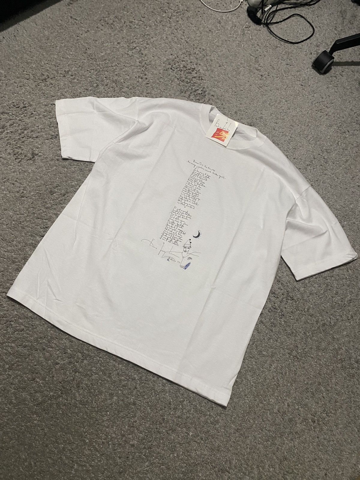 Vintage Federico Garcia Lorca Art Tee XL DS 90s Granada museum Size US XL / EU 56 / 4 - 8 Thumbnail
