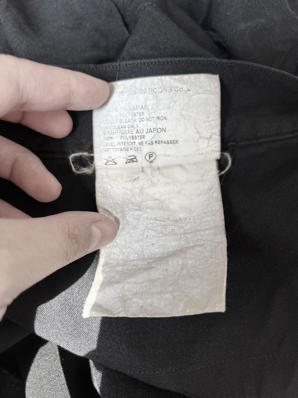 Comme des Garcons Homme Plus COMME des GARCONS HOMME PLUS Deconstructed Wrap Skirt Apron Size 42" / US 20 - 7 Thumbnail