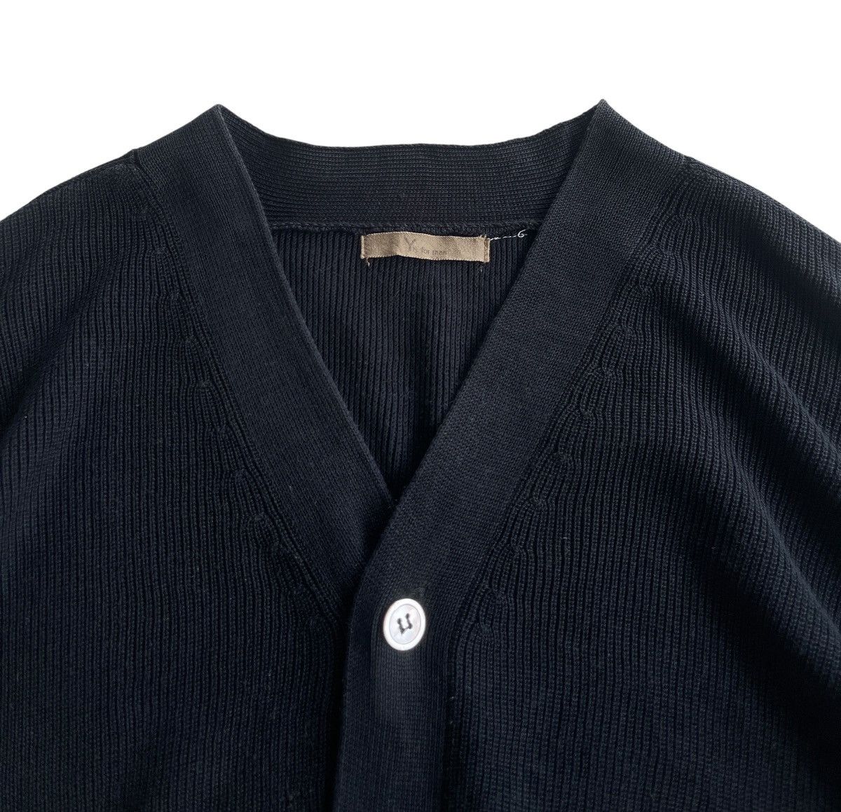 Yohji Yamamoto Ys For Men Black Cardigan Knit Size US XL / EU 56 / 4 - 4 Thumbnail