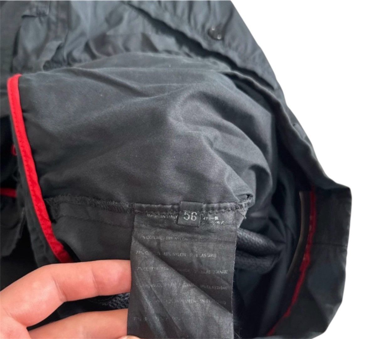 Prada Vintage 00s prada sport linea rossa zip re-nulon pants Size US 40 / EU 56 - 3 Thumbnail