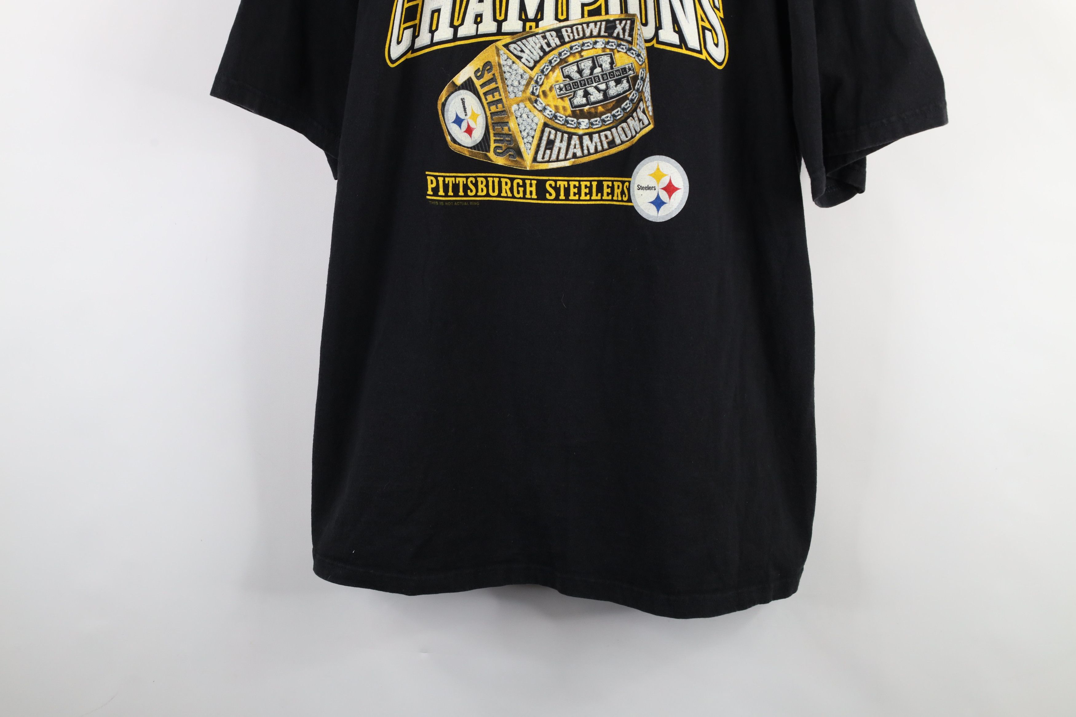 Reebok × Vintage Vintage Reebok Champs Pittsburgh Steelers Football T-Shirt Size US XXL / EU 58 / 5 - 3 Thumbnail