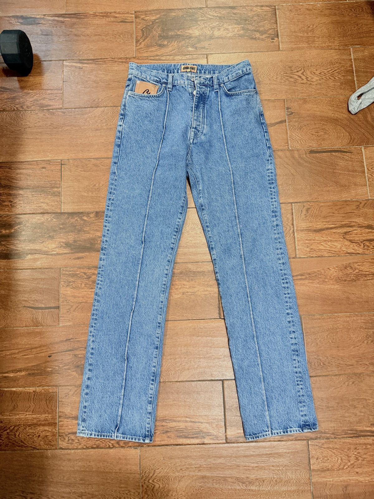 Corteiz Corteiz Alcatraz Baggy Jeans 'Washed Blue' | Grailed