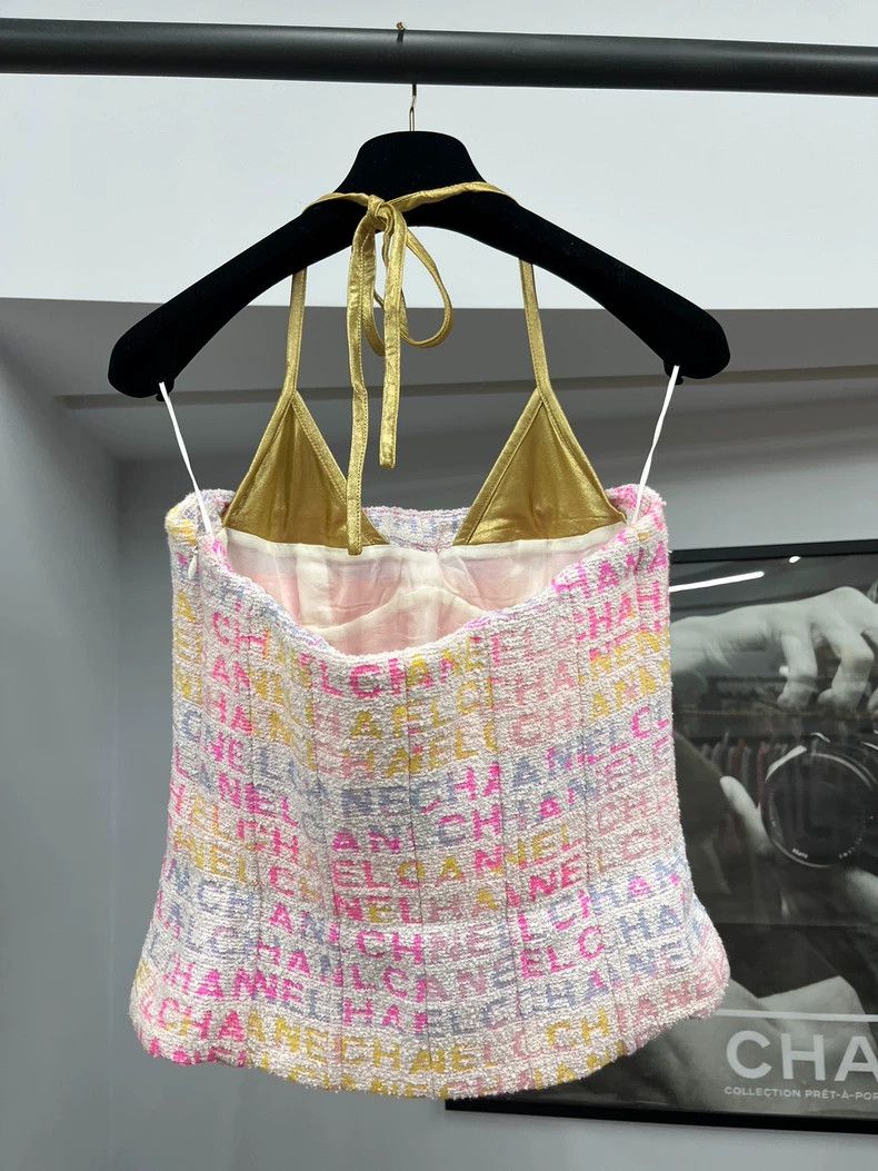 Chanel Chanel 24C color logo braided suspender Size XXS / US 00 / IT 34 - 3 Thumbnail