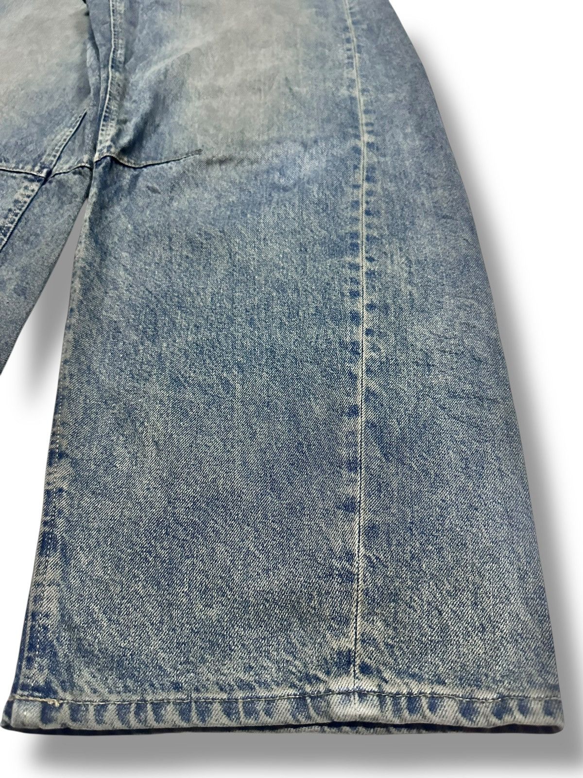 GU GU Vintage Baggy Loose Style Jeans With Faded Wash Size US 33 - 7 Thumbnail