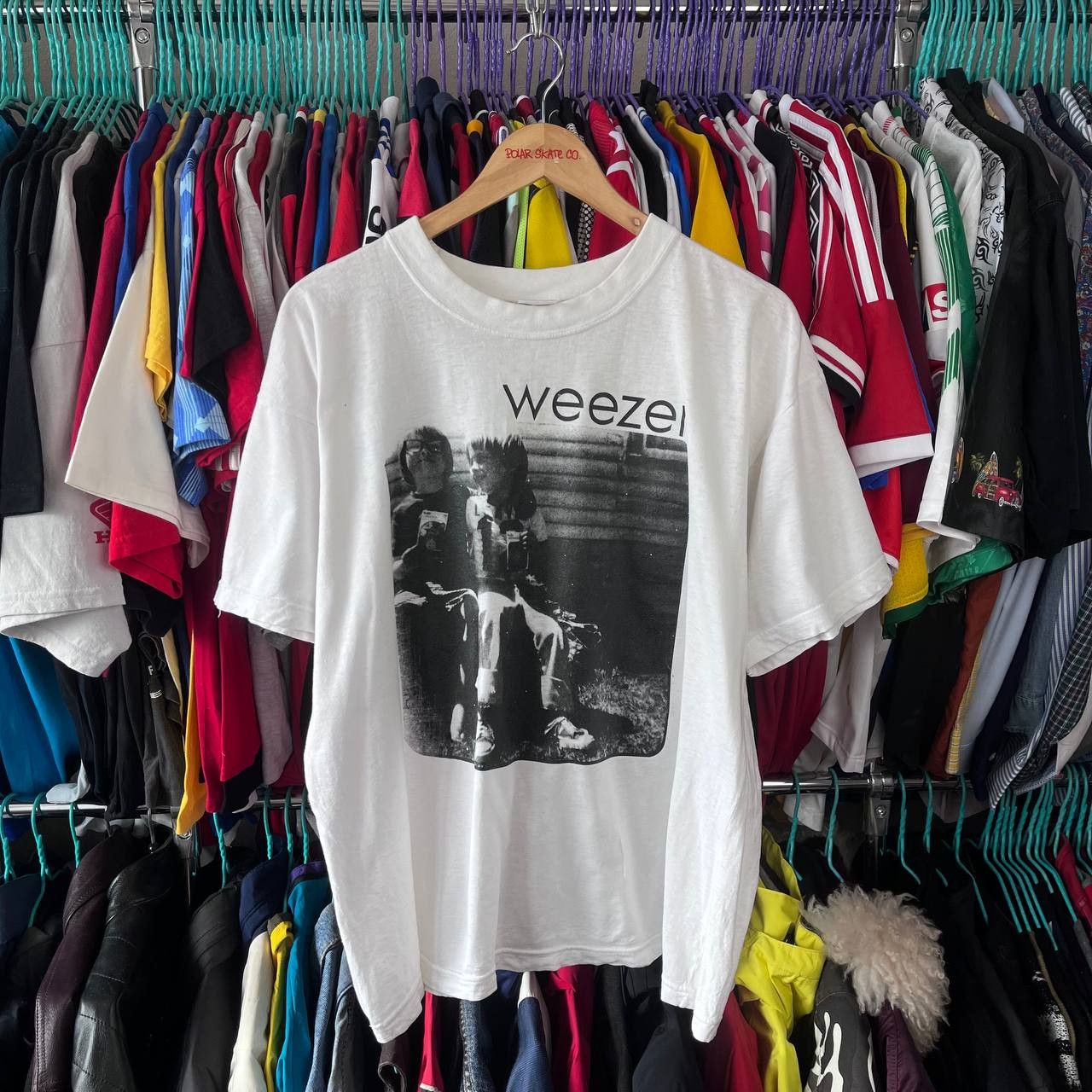 Band Tees Vintage 90s Weezer Band Alternative Punk Rock Music Tshirt Size US XL / EU 56 / 4 - 1 Thumbnail